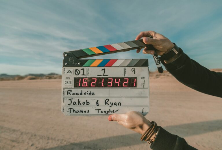 Vintage cinema camera representing Gloria Marín's film career