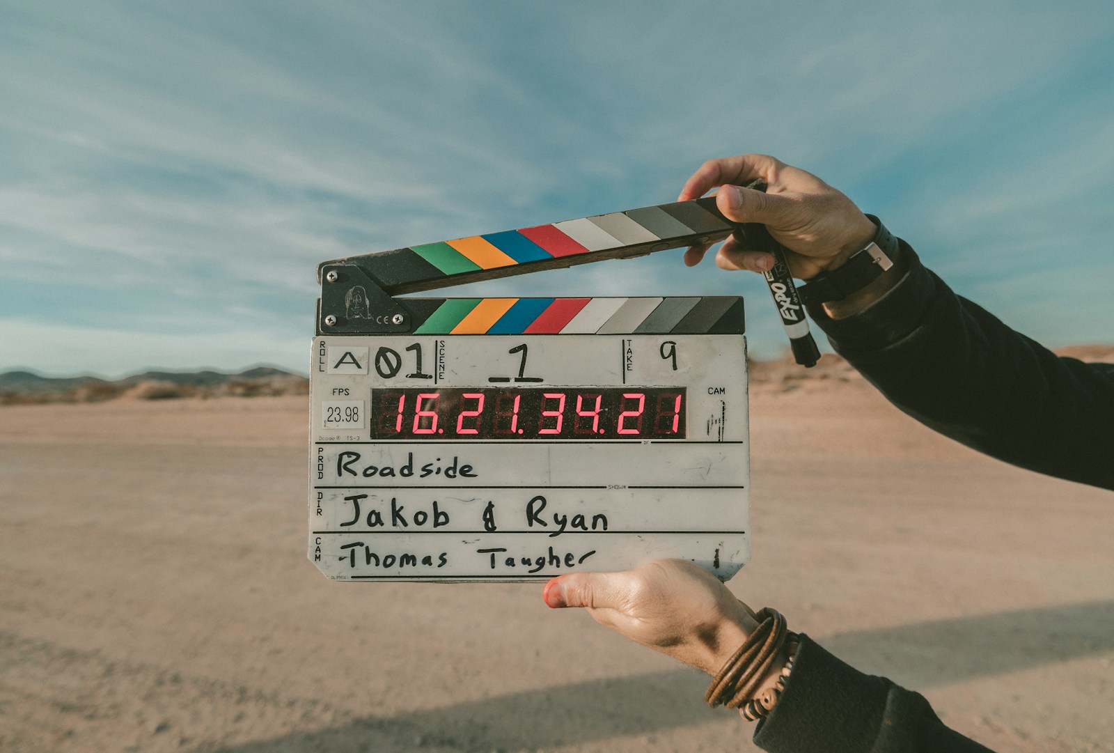 Vintage cinema camera representing Gloria Marín's film career